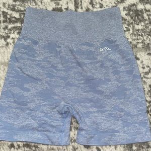Aybl blue camo shorts
